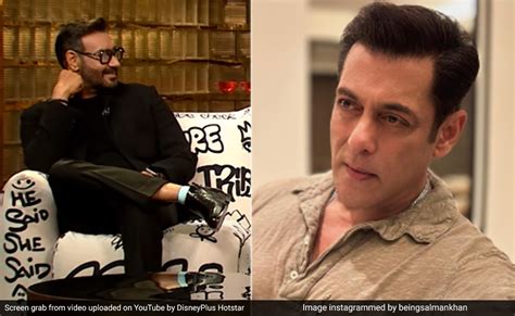 Koffee With Karan 8 Rohit Shetty Reveals Salman Khan And Ajay Devgn