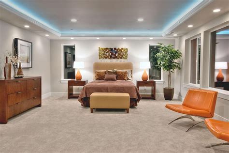 By manipulating light and shadow, strategic cove accent lighting with the best led. Master bedroom with coffered ceiling and recessed cove ...