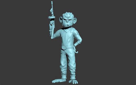 Gta Pogo The Monkey 3d Model Cgtrader