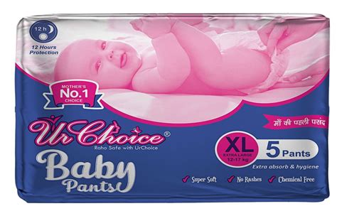 Soft And Comfortable Nonwoven Ur Choice Xl Baby Diaper Age Group 12