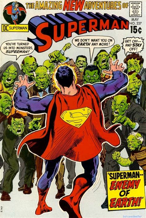Superman 237 1971 Cover Art The Shockingly Good Neal Adams