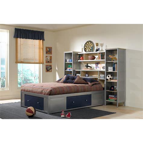 twin storage bed with bookcase headboard ideas on foter