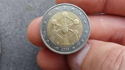 Ultra Beautiful 2 Euro Coin From My Collectionbelgium Atomium 2006