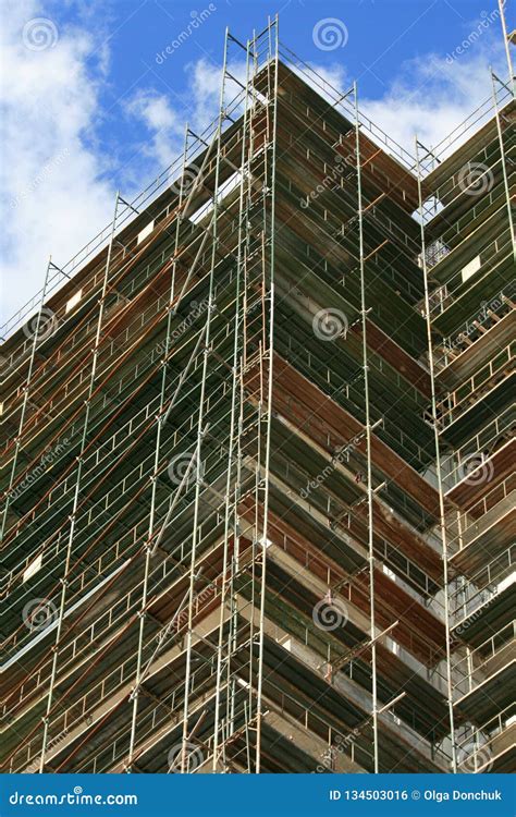 Building Under Construction Stock Photo Image Of Framing Area 134503016