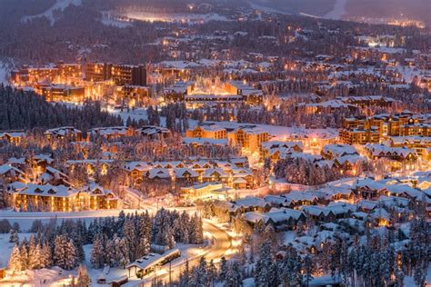 Breckenridge Colorado Usa In Winter Stock Image Image Of Skyline