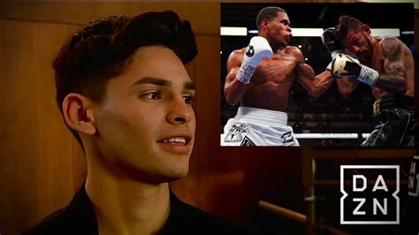 Ryan Garcia Reacts To Devin Haney Getting Hurt Vs Jorge Linares Ill