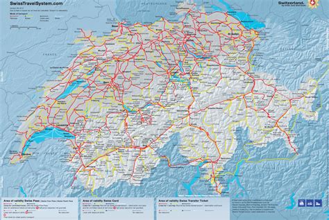 Passen Zwitserland Kaart Kaart