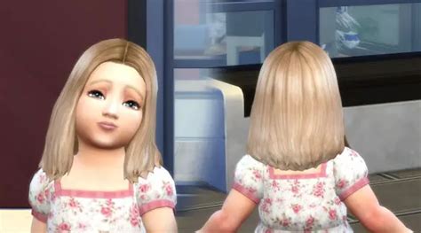 Mystufforigin Thelma Hair Retextured For Toddlers Sims 4 Hairs