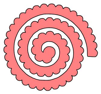 Paper This And That: Two Rolled Flower SVG Files