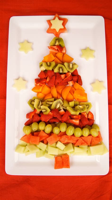 You can make the fruit christmas tree several hours ahead of time but keep covered with glad yum!! Fun & Healthy Party Food