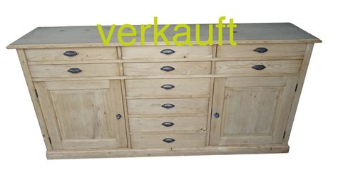 Verkauft Seltener Schubladenstock Anrichte Sideboard