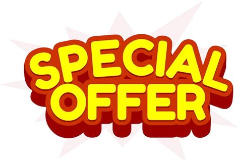 Premium Vector Special Offer 3d Promotion Sticker Vector