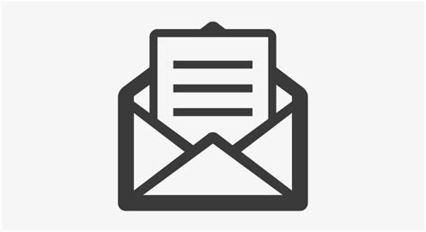 Direct Mail Icon Attachment In Email Icon Transparent Png 500x500