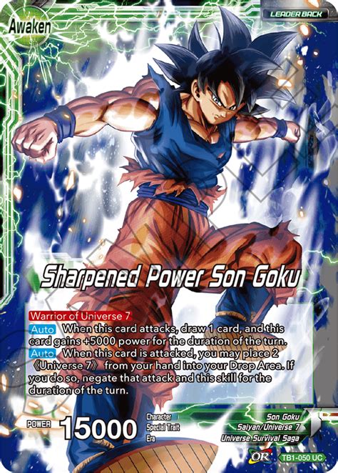 Green Cards List Posted Strategy Dragon Ball Super Card Game