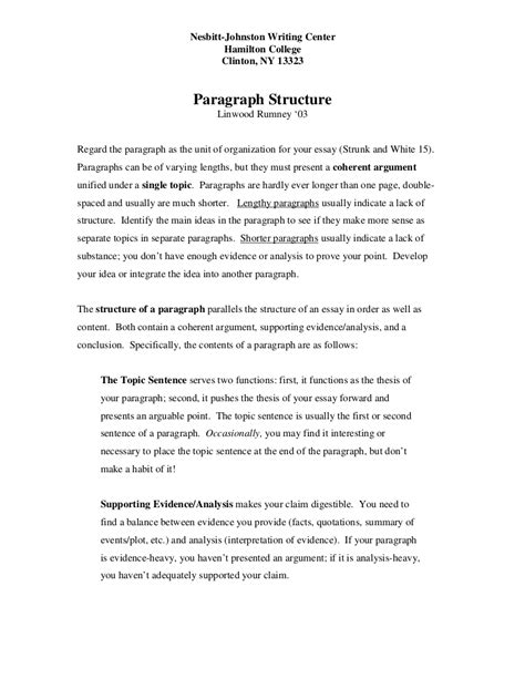 Paragraph Writing Examples