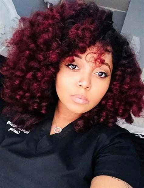 30 best hair color ideas for black women redhaircolor blackhair natural hair color dyed