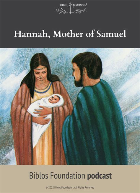 Hannah Mother Of Samuel Biblos Foundation