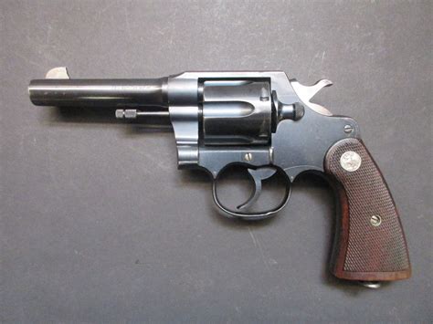 Colt New Service Revolver 44 40 Wcf 45 Barrel Excellent Bore Dom