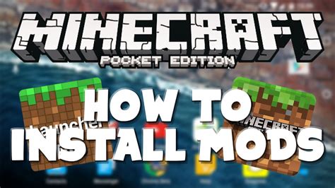 How To Install Mods For Minecraft Pocket Edition 0161 Android Youtube