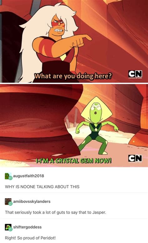 Steven Universe Peridot And Jasper Steven Universe Memes Steven Universe Peridot Lapidot