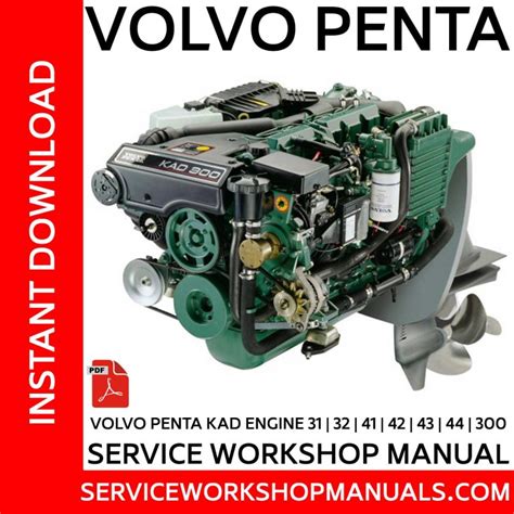 Volvo Penta Kad Tamd Kamd 31 32 41 42 43 44 300 Series Engine