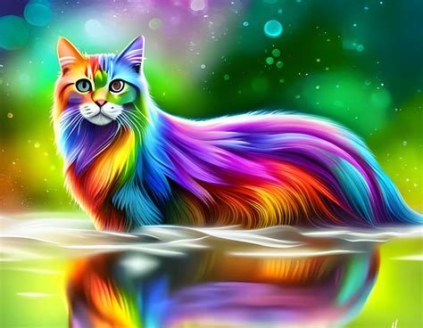 Rainbow Cat Wallpapers 4k Hd Rainbow Cat Backgrounds On Wallpaperbat