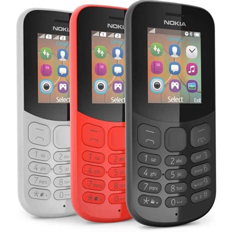 Nokia 1302017 Dual Sim Red Mobile Phone Megatel