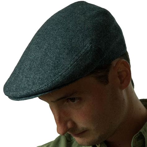 Navy Blue Flat Cap For Men And Women 100 Wool