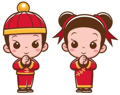 Beijing science & education film studio will be abbreviated as bsefs. Cartoon chinese kids | Premium Vector