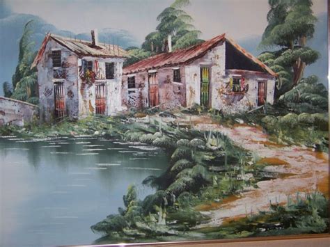 Vrei să fii la curent cu veștile literare? Tablou Mare Pictura Manuala Pe Panza-115-75 Cm - Antic