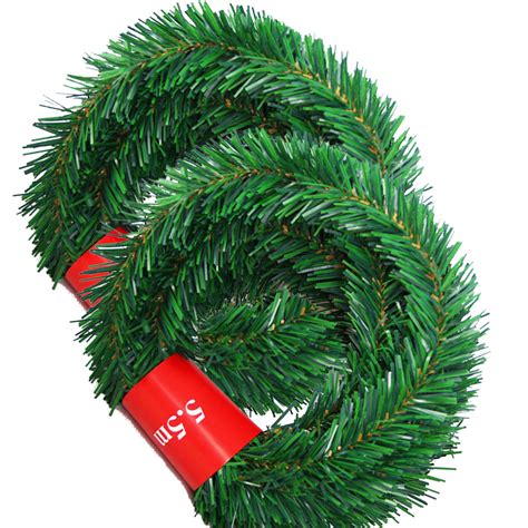 5.5m Pine Christmas Garland Decorative Green Christmas Garland
