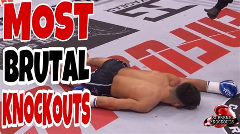 Most Brutal Knockouts Top Mma Moments Youtube