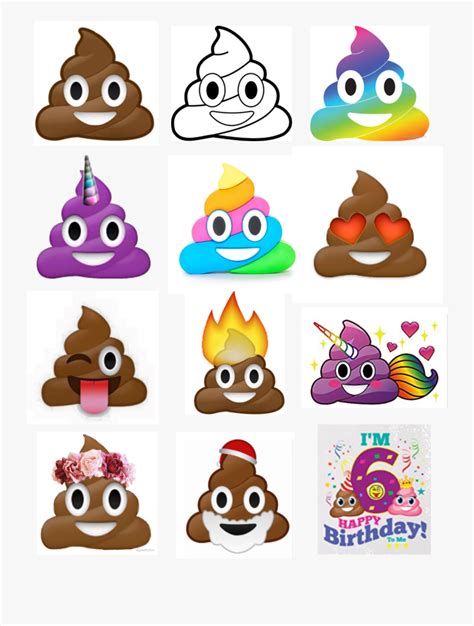Free Poop Emoji Printables Free Transparent Clipart Clipartkey