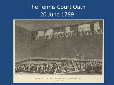 Ppt The National Assembly And The Tennis Court Oath Powerpoint