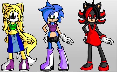 Female Sonic Characters By Quilavaboy On Deviantart