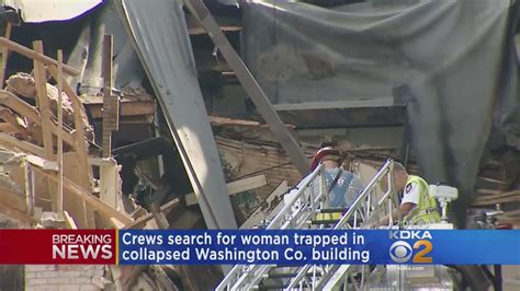 Woman Trapped In Partial Building Collapse In Washington Co Youtube