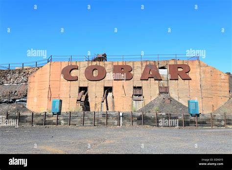 Cobar Old Mine Sign Cobar New South Wales Australia Stock Photo Alamy