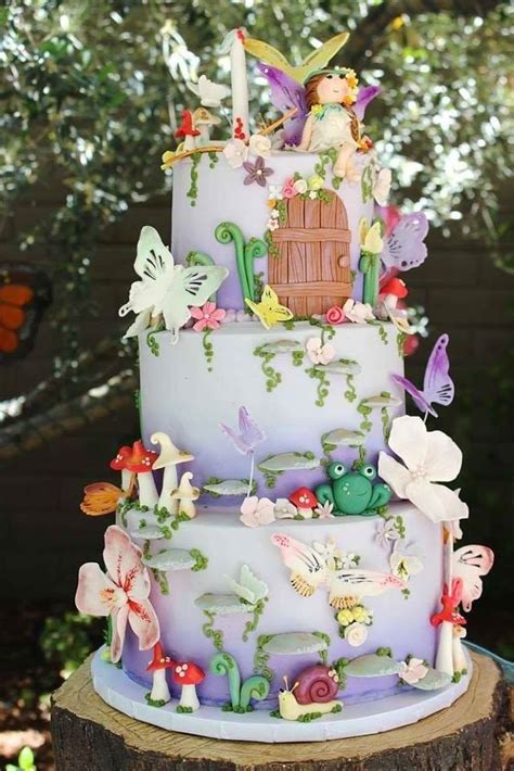 Fae Cake Fairy Birthday Cake Fairy Garden Cake Garden Cakes