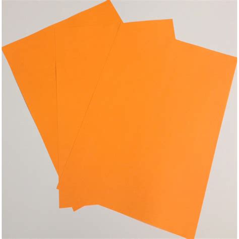 A4 Fluorescent Orange Paper