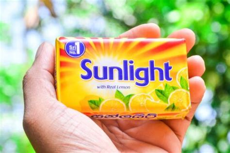 Sunlight Laundry Bar Real Lemon Detergent Clothes Washing Soap Free
