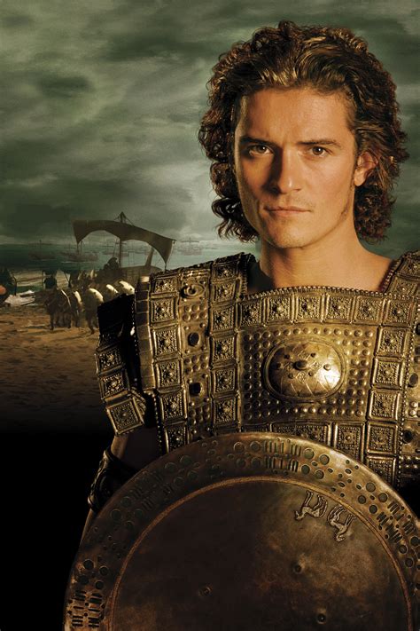 Paris, the trojan prince, convinces helen, queen of sparta, to leave her husband menelaus, and sail with him back to troy. Troy (2004) - Movie Promotional Art | Troy movie, Orlando ...