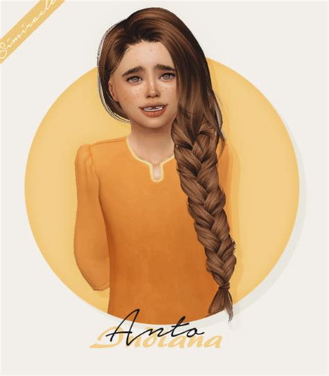 Anto Indiana Hair Kids Version At Simiracle Sims 4 Updates