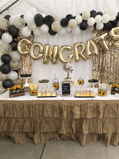 congrats party table grad party decorations graduation party table high school graduation