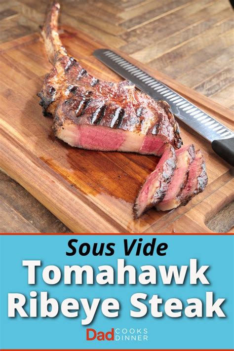 Sous Vide Tomahawk Ribeye Steak Massive Ribeye Steaks With A