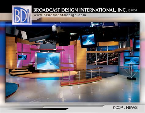Kcop Tv Broadcast Set Design Gallery