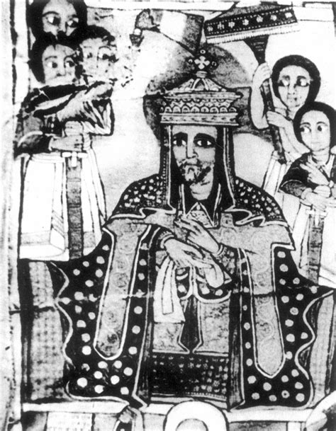 Lalibela 1150 1225 Nemperor Of Ethiopia Ethiopian Fresco 17th