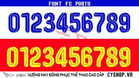 Font Number Kit Soccer Version 3 Cyshopvn On Behance Manchester City