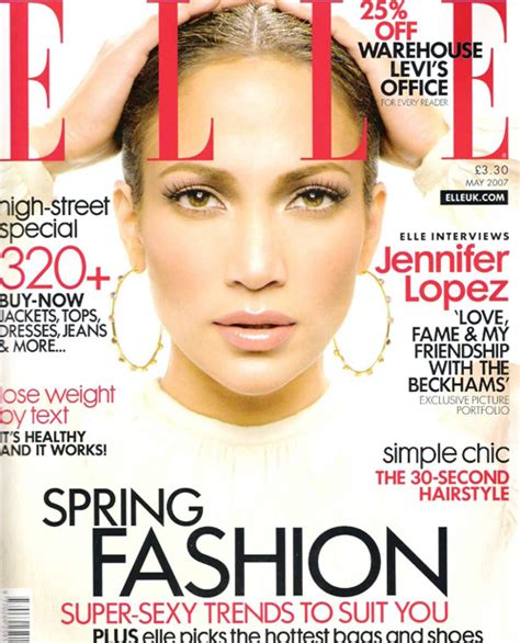 Jennifer Lopez Does Uk Elle Popbytes