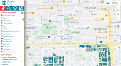 University Of Chicago Campus Map Maps Location Catalog Online