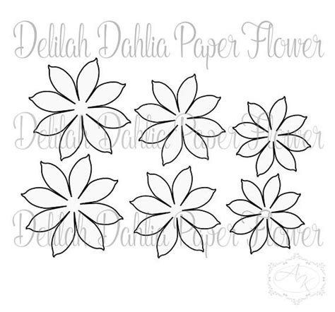 3d Paper Flowers Paper Flower Kit Paper Dahlia Rolled Paper Flowers